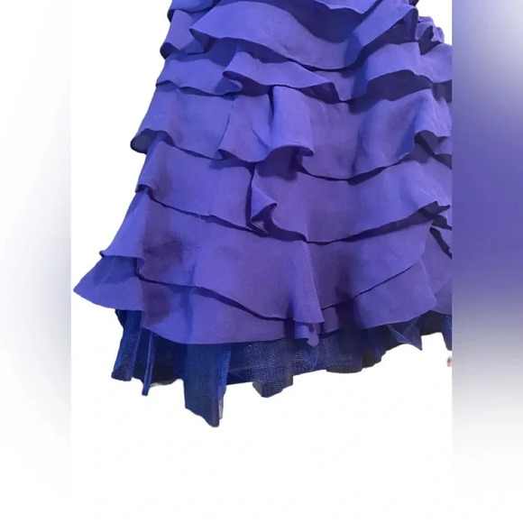 Karen Millen England Strapless Tiered Ruffle Dress - Picture 3 of 6